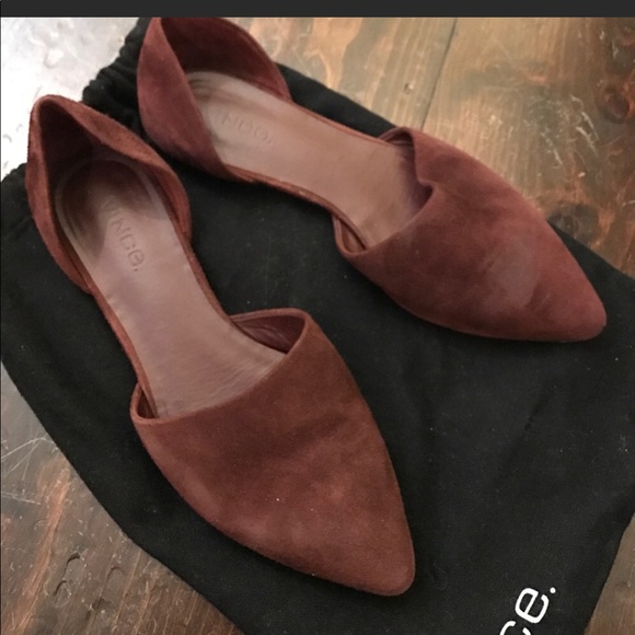 Vince D'orsay Leather Flats - Size 7 - Picture 2 of 3